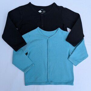 Primary Black and Blue Kids Cardigans